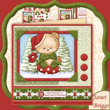 Have Yourself a Beary Merry Christmas 8x8 Mini Kit