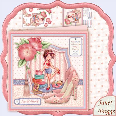 Mad About Shoes 8x8 Mini Kit & Decoupage