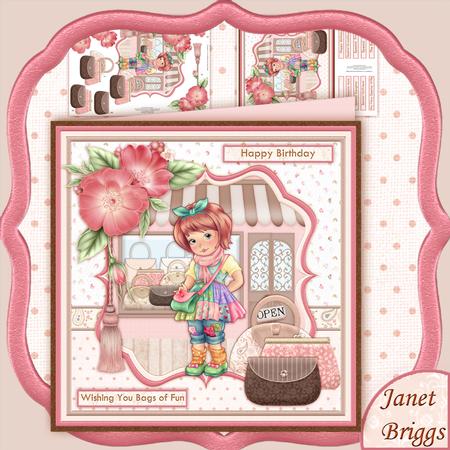 Bags of Fun 8x8 Mini Kit & Decoupage