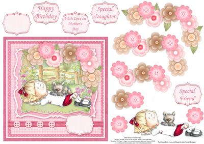 Penny for Your Thoughts Card Topper & Decoupage