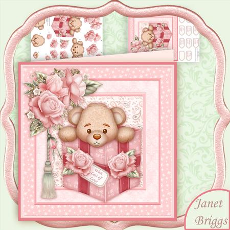 Birthday Gift Mini Kit with Decoupage