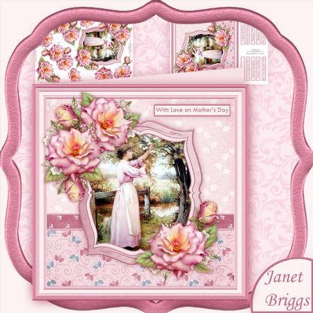 Blossom Time 8x8 Mini Kit & Decoupage