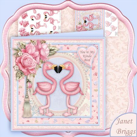 My Kinda Bird Valentine or Anniversary Mini Kit & Decoupage