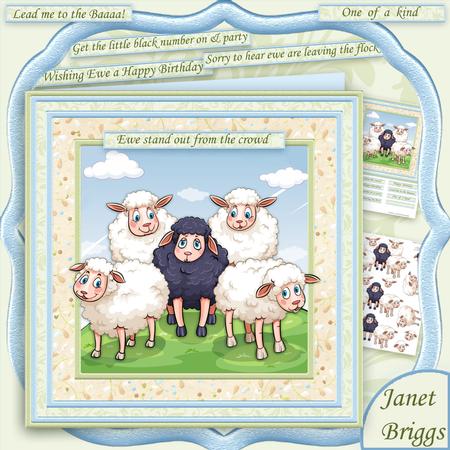One of a Kind or Ewe Stand Out from the Crowd 8x8 Mini Kit