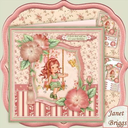 A Little Bird Told Me 8x8 Mini Kit & Decoupage