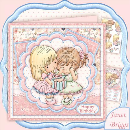 Surprise No Peeping 8x8 Mini Kit & Decoupage