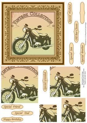 Vintage Collection Motor Bike Pyramage