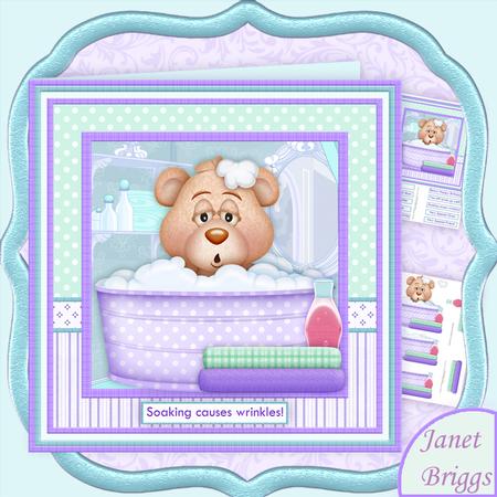 Soaking Causes Wrinkles 8x8 Mini Kit & Decoupage