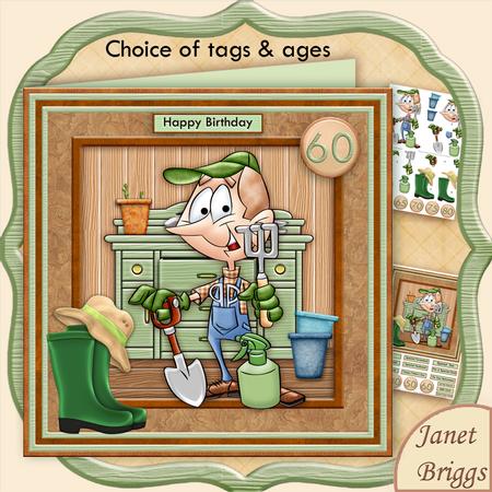 In the Garden Shed 8x8 Mini Kit, Ages & Decoupage