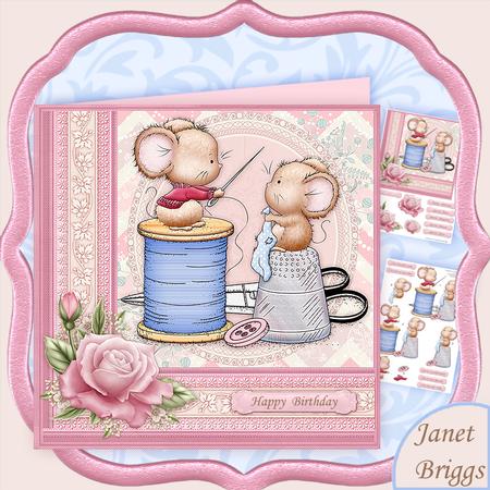 Stitched for You 8x8 Mini Kit & Decoupage
