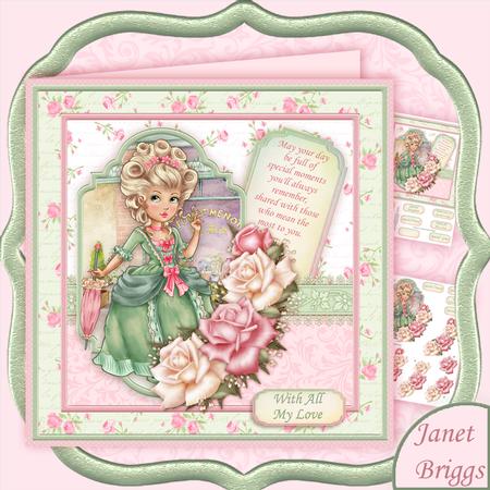 Trip to the Florists 8x8 Mini Kit & Decoupage
