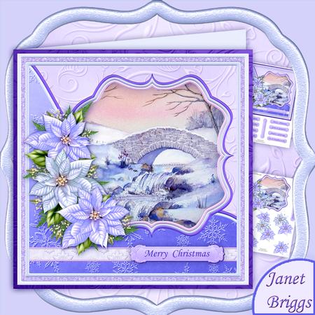 Winter Stream 7.5 Christmas Mini Kit & Decoupage