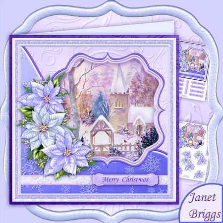 Winter Church 7.5 Christmas Mini Kit & Decoupage