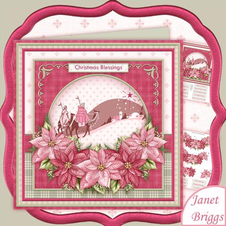 Journey to Bethlehem Christmas 8x8 Mini Kit & Decoupage