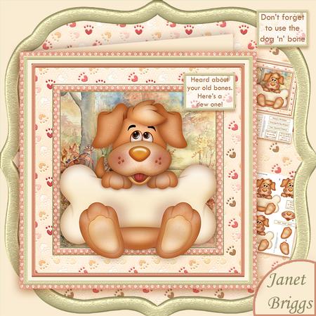 Dog N Bone Leaving, Get Well, Birthday Mini Kit
