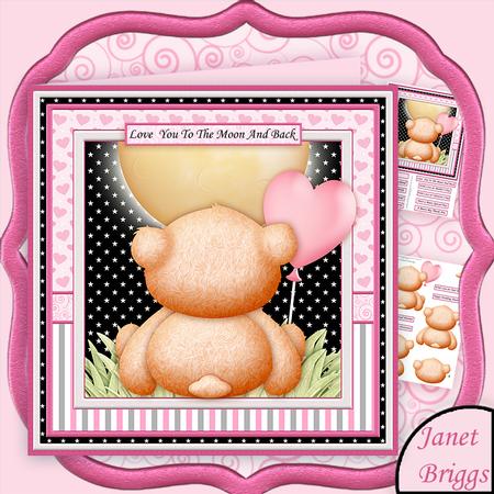 Love You to the Moon & Back Decoupage Mini Kit