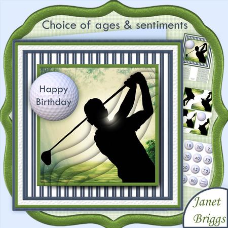 Golf Swing with Ages & Pyramage 8x8 Mini Kit for Men
