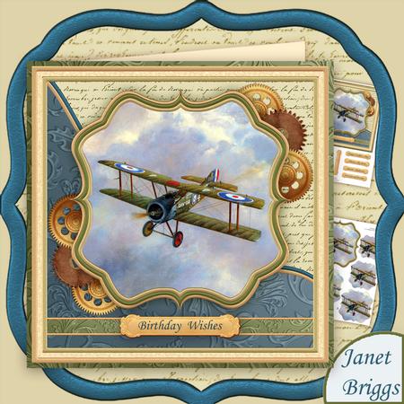 Vintage Raf Biplane 7.5 Pyramage Mini Kit