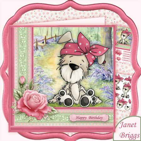 Polka Dot Bella 7.5 Decoupage Mini Kit