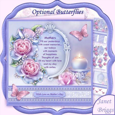 Frosted Rose & Verse Mothers Day 8x8 Mini Kit