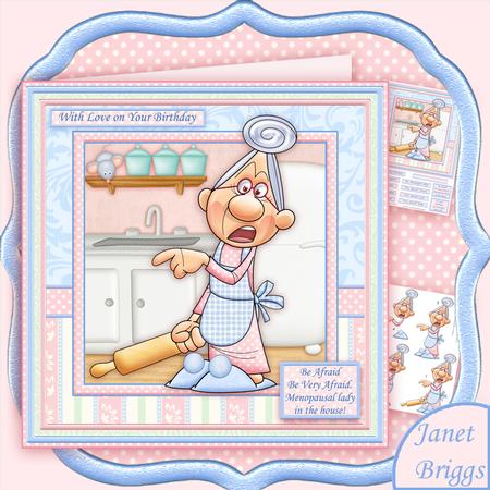 Be Afraid Very Afraid Menopausal Lady in the House Mini Kit