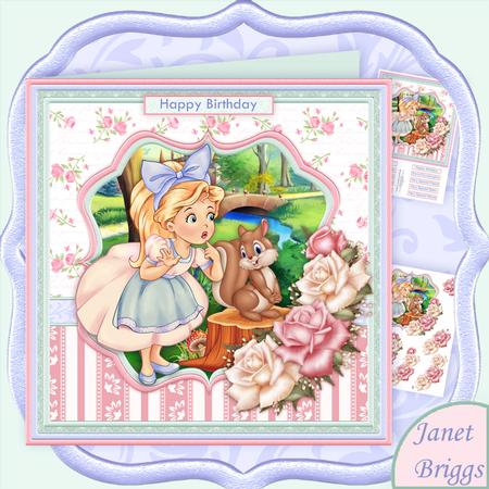 Woodland Friends 8x8 Decoupage Mini Kit