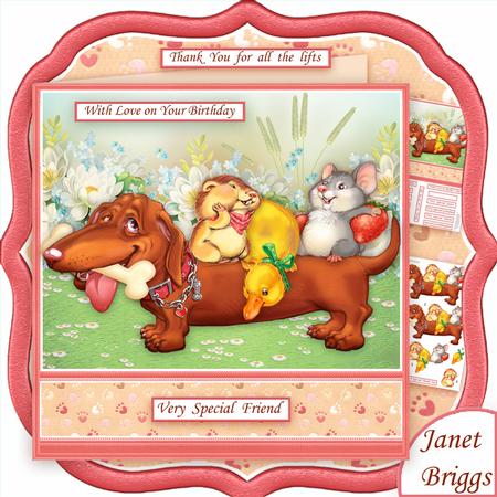 Taken for a Ride 7.5 All Occasions Decoupage Mini Kit