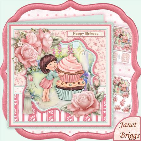 Do I See Cake 8x8 Decoupage Mini Kit