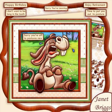 Pastures New Leaving Retirement Humorous Birthday Mini Kit