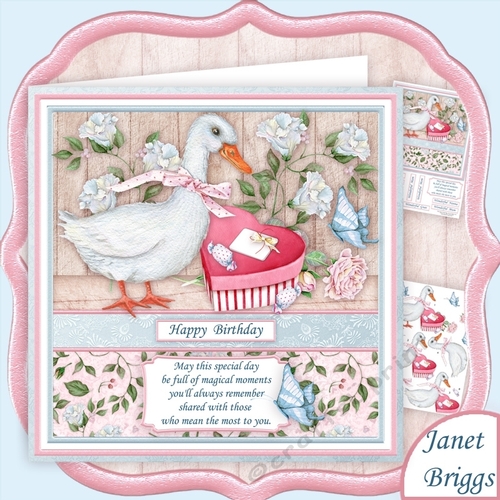 GOOSE GIFT 8x8 Decoupage & Verse Mini Kit