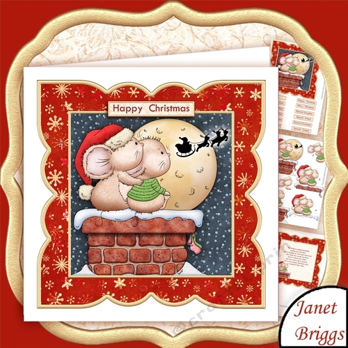 THE MAGIC OF CHRISTMAS 7x7 Card Topper & Decoupage Mini Kit