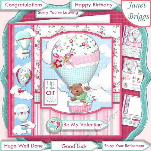 UP UP & AWAY 7.5 Decoupage & Insert Mini Kit All Occasions