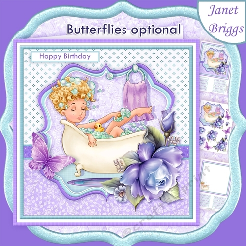 BATH TIME 7.8 All Occasion Decoupage & Insert Mini Kit