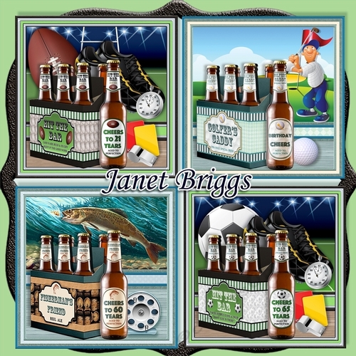 6 PACKS BEER & SPORTS BUMPER KIT