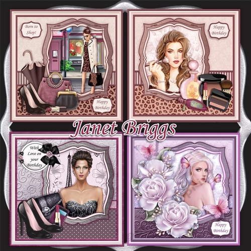 FASHION LADIES 7.5 Decoupage & Inserts Bumper Kit