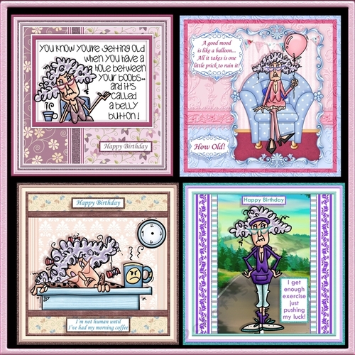 STELLA THOUGHTS ON AGE & MORNINGS 7.5 Decoupage & Inserts Bumper Kit