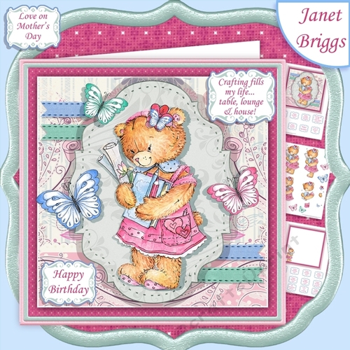 CRAFTING FILLS MY LIFE 7x7 Decoupage & Insert Mini Kit