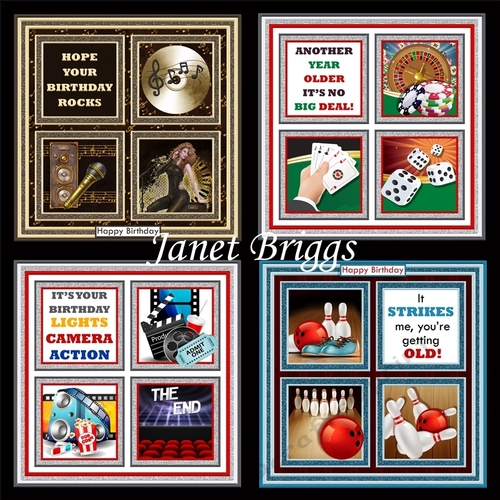 NIGHTS OUT SQUARES 7.5 Quick Layer Cards & Ages Bumper Kit