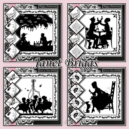 SILHOUETTES FOR ALL OCCASIONS 7.5 Quick Layers Cards Bumper Kit