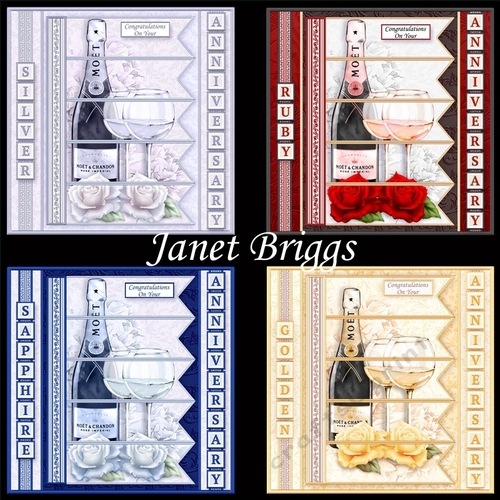 CHAMPAGNE 7.5 Wedding Anniversary or Congratulations Alphabet & Age Bumper Kit 