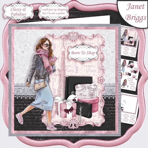 FASHION LADY SHOPPING 7.5 Decoupage & Insert Mini Kit