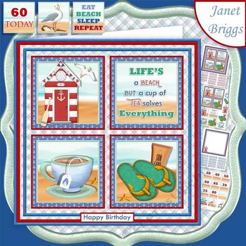 A CUP OF TEA SOLVES EVERYTHING 7.5 Quick Card Verse or Ages Kit