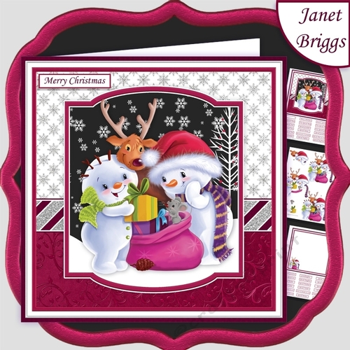 CHRISTMAS GIFTS 7.5 Decoupage & Insert Mini Kit