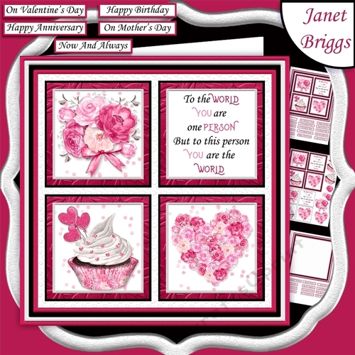TO THE WORLD 7.5 Quick Square Layers Card Kit All Occasions