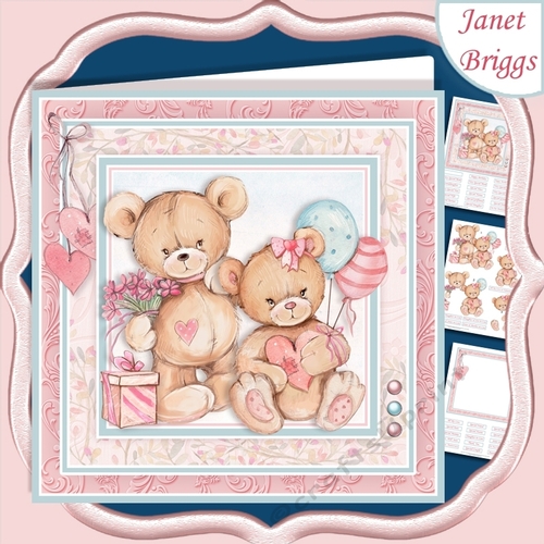 BEARING GIFTS 7.5 Decoupage & Insert All Occasions