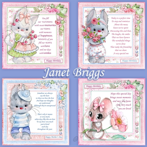 CUTIES & VERSES 7.5 Decoupage & Inserts Bumper Kit