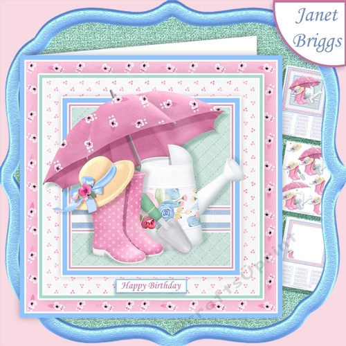 GARDENERS ACCESSORIES 7.5 Decoupage & Insert Kit