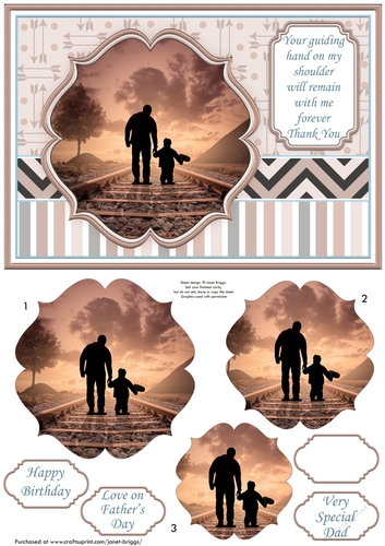 WALK WITH ME A5 Quick Pyramage Card