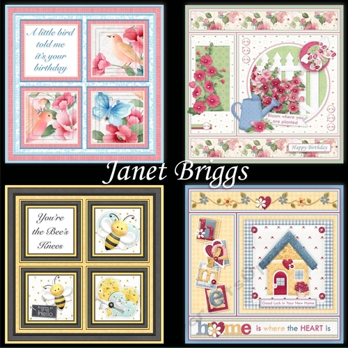 MIXED BUMPER KIT 1 7.5 Decoupage & Inserts Various Occasions