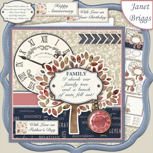 FAMILY TREE 7.5 Decoupage & Insert Mini Kit